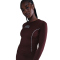 NIKE One Dri-FIT Langarmshirt Damen 652 - burgundy crush S
