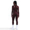 NIKE One Dri-FIT Langarmshirt Damen 652 - burgundy crush S