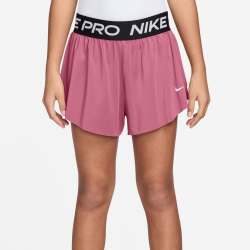 NIKE Pro Dri-FIT 2in1 Shorts Mädchen 641 - peony/black/white S (128-137 cm)