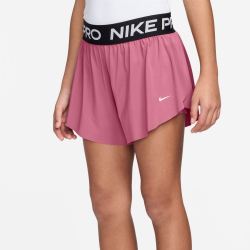 NIKE Pro Dri-FIT 2in1 Shorts Mädchen 641 - peony/black/white S (128-137 cm)
