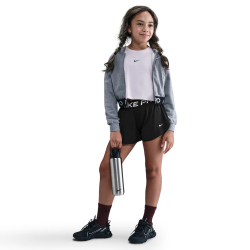 NIKE Pro Dri-FIT 2in1 Shorts Mädchen 010 - black/black/white XS (122-128 cm)