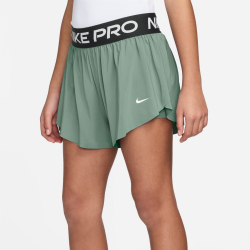 NIKE Pro Dri-FIT 2in1 Shorts Mädchen 006 - steam/black/white S (128-137 cm)