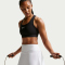 NIKE One Dri-FIT Rock Damen 100 - white/black XS