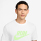 NIKE Dri-FIT Run Swoosh kurzarm Laufshirt Herren 103 - white/barely volt M