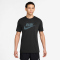NIKE Dri-FIT Run Swoosh kurzarm Laufshirt Herren 014 - black/mineral slate M