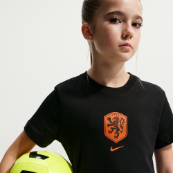 NIKE Niederlande Crest T-Shirt Kinder 010 - black M (137-147 cm)