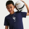 NIKE Frankreich Crest T-Shirt Kinder 498 - blackened blue S (128-137 cm)