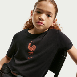NIKE Frankreich Crest T-Shirt Kinder 010 - black M...
