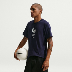 NIKE Frankreich Crest T-Shirt Herren 498 - blackened blue S