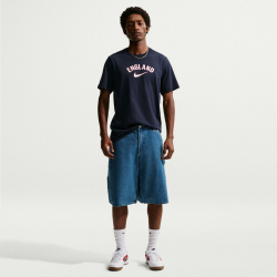 NIKE England Wordmark T-Shirt Herren 451 - obsidian S