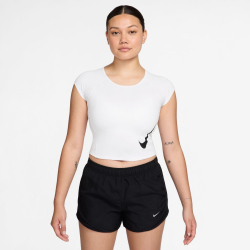 NIKE Swift Dri-FIT Laufshirt Damen 100 - white/photon...
