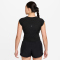 NIKE Swift Dri-FIT Laufshirt Damen 010 - black/white/reflective silv/white XS