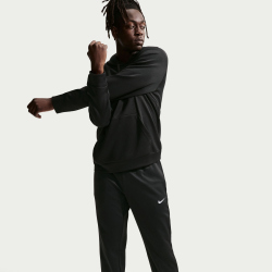 NIKE Hyverse Dri-FIT UV-Repel Fleece Trainingshose Herren 010 - black/black/white M