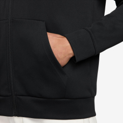 NIKE Hyverse Dri-FIT Fleece Kapuzenjacke Herren 010 - black/black/white S