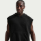NIKE Athletic Club Dri-FIT Fleece ärmelloser Hoodie Herren 010 - black/black S