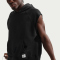 NIKE Athletic Club Dri-FIT Fleece ärmelloser Hoodie Herren 010 - black/black S