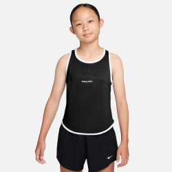 NIKE Pro Training Dri-FIT Tanktop Mädchen 010 - black/white/white S (128-137 cm)