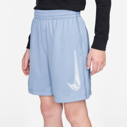 NIKE Multi Dri-FIT Shorts Jungen 407 - hydrogen blue/white S (128-137 cm)