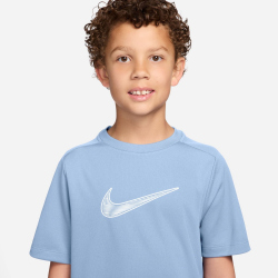 NIKE Multi Dri-FIT T-Shirt Jungen 407 - hydrogen blue/white S (128-137 cm)