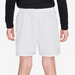 NIKE Miler Dri-FIT Laufshorts Kinder 100 - white/white/reflective silv S (128-137 cm)