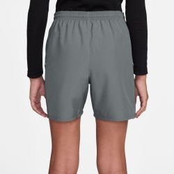 NIKE Miler Dri-FIT Laufshorts Kinder 084 - smoke grey/smoke grey/reflective silv S (128-137 cm)