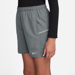 NIKE Miler Dri-FIT Laufshorts Kinder 084 - smoke grey/smoke grey/reflective silv M (137-147 cm)