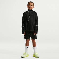 NIKE Miler Dri-FIT Laufshorts Kinder 010 - black/black/reflective silv S (128-137 cm)