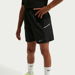 NIKE Miler Dri-FIT Laufshorts Kinder 010 - black/black/reflective silv S (128-137 cm)