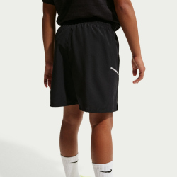 NIKE Miler Dri-FIT Laufshorts Kinder 010 - black/black/reflective silv S (128-137 cm)