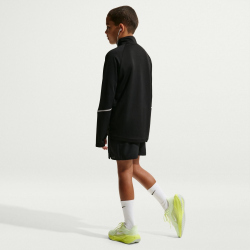NIKE Miler Dri-FIT Laufshorts Kinder 010 - black/black/reflective silv S (128-137 cm)