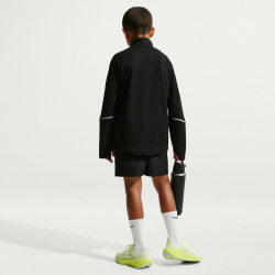 NIKE Miler Dri-FIT 1/2-Zip Trainingsshirt Kinder 010 - black/reflective silv L (147-158 cm)