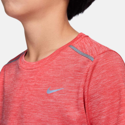 NIKE Miler Dri-FIT Trainingsshirt Kinder 696 - lt crimson/team crimson/reflective silv XS (122-128 cm)