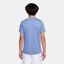NIKE Miler Dri-FIT Trainingsshirt Kinder 430 - lapis/royal pulse/htr/reflective silv S (128-137 cm)