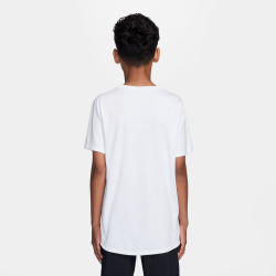 NIKE Miler Dri-FIT Trainingsshirt Kinder 100 - white/white/htr/reflective silv L (147-158 cm)
