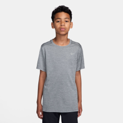 NIKE Miler Dri-FIT Trainingsshirt Kinder 084 - smoke...