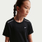 NIKE Miler Dri-FIT Trainingsshirt Kinder 010 - black/reflective silv XS (122-128 cm)