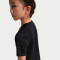 NIKE Miler Dri-FIT Trainingsshirt Kinder 010 - black/reflective silv XS (122-128 cm)