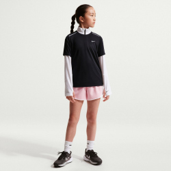 NIKE Miler Dri-FIT Trainingsshirt Kinder 010 - black/reflective silv M (137-147 cm)