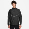 NIKE Miler UV-Repel Laufjacke Herren 010 - black/black/reflective silv M
