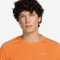 NIKE Miler Dri-FIT UV-Repel Laufshirt Herren 803 - total orange/reflective silv S