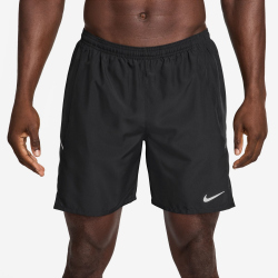 NIKE Miler Dri-FIT 2in1 Laufshorts Herren 010 - black/black/reflective silv XXL