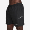 NIKE Miler Dri-FIT 2in1 Laufshorts Herren 010 - black/black/reflective silv XXL