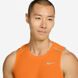 NIKE Miler Dri-FIT Lauf-Tanktop Herren 803 - total orange/reflective silv S