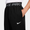 NIKE Pro Dri-FIT Fleece Trainingshose Jungen 011 - black/smoke grey/white XS (122-128 cm)
