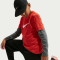 NIKE Pro Dri-FIT Fleece Trainingshose Jungen 011 - black/smoke grey/white XS (122-128 cm)