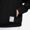 NIKE Pro Dri-FIT Fleece Fitness Hoodie Jungen 010 - black/white XL (158-170 cm)