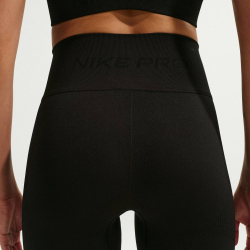 NIKE Pro Seamless Dri-FIT High-Waist kurze Leggings Damen 010 - black S