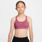 NIKE Pro Swoosh Sport-BH Mädchen 641 - peony/black/white M (137-146 cm)