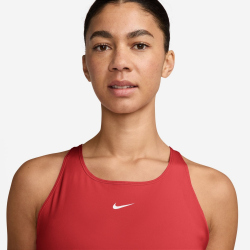 NIKE Pro Dri-FIT Tanktop Damen 696 - lt crimson/white S