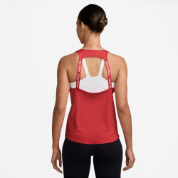 NIKE Pro Dri-FIT Tanktop Damen 696 - lt crimson/white S